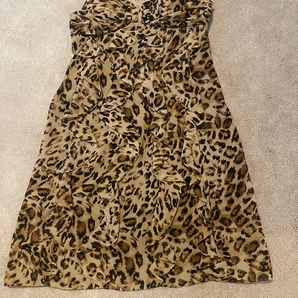 Coldwater Creek Leopard Print Chemise - Picture 4 of 5